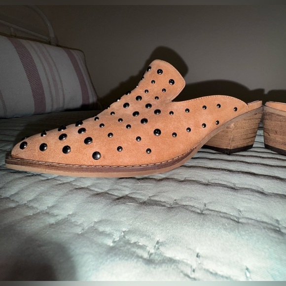 Arider Girl Cara Studded Mule Clogs – Whiskey Brown – Size 7 - Picture 7 of 10